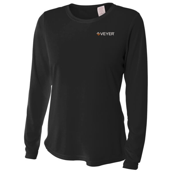 VR632 - Ladies Long Sleeve Performance Tee Thumbnail